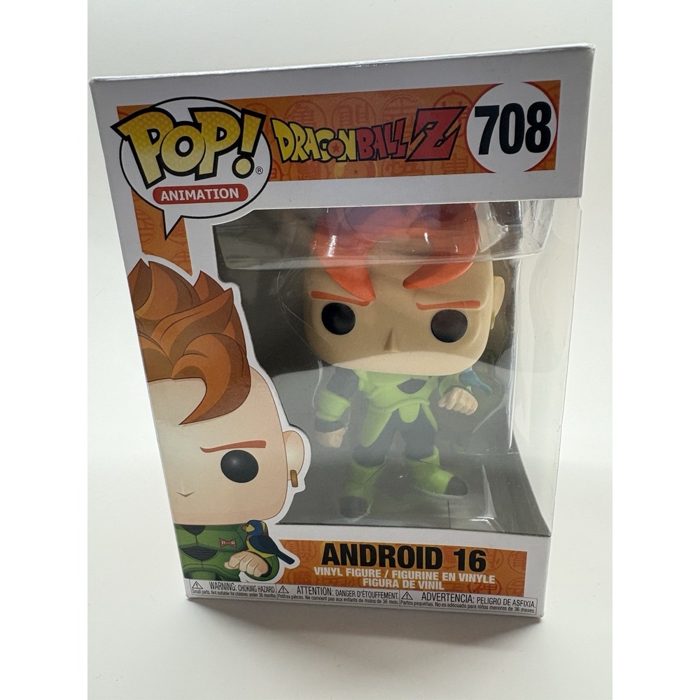 Funko Pop Dragon Ball Z Android 16 #708 **DAMAGED BOX**